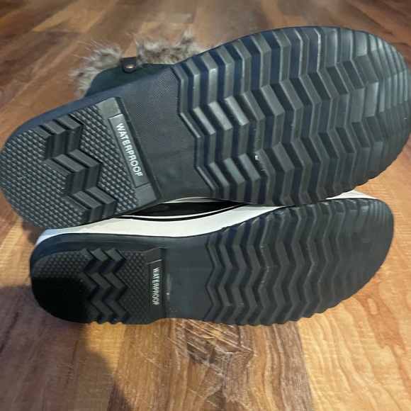 New Sorel Joan of arctic boot ladies size10 black waterproof lace up winter boot - Picture 7 of 9